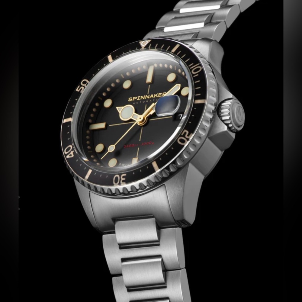 Spinnaker Tesei Mille Metri SWISS Auto #SP-5090-11 44mm 1000Ft Prof Diver 7.25”
